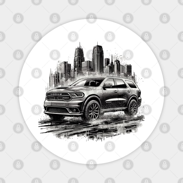 Dodge Durango Magnet by Vehicles-Art